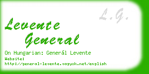 levente general business card