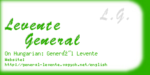 levente general business card